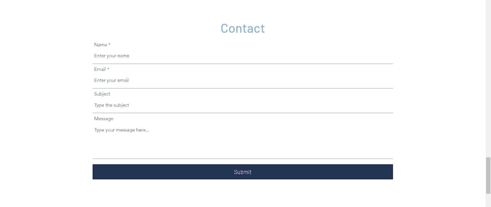 creare site prezentare