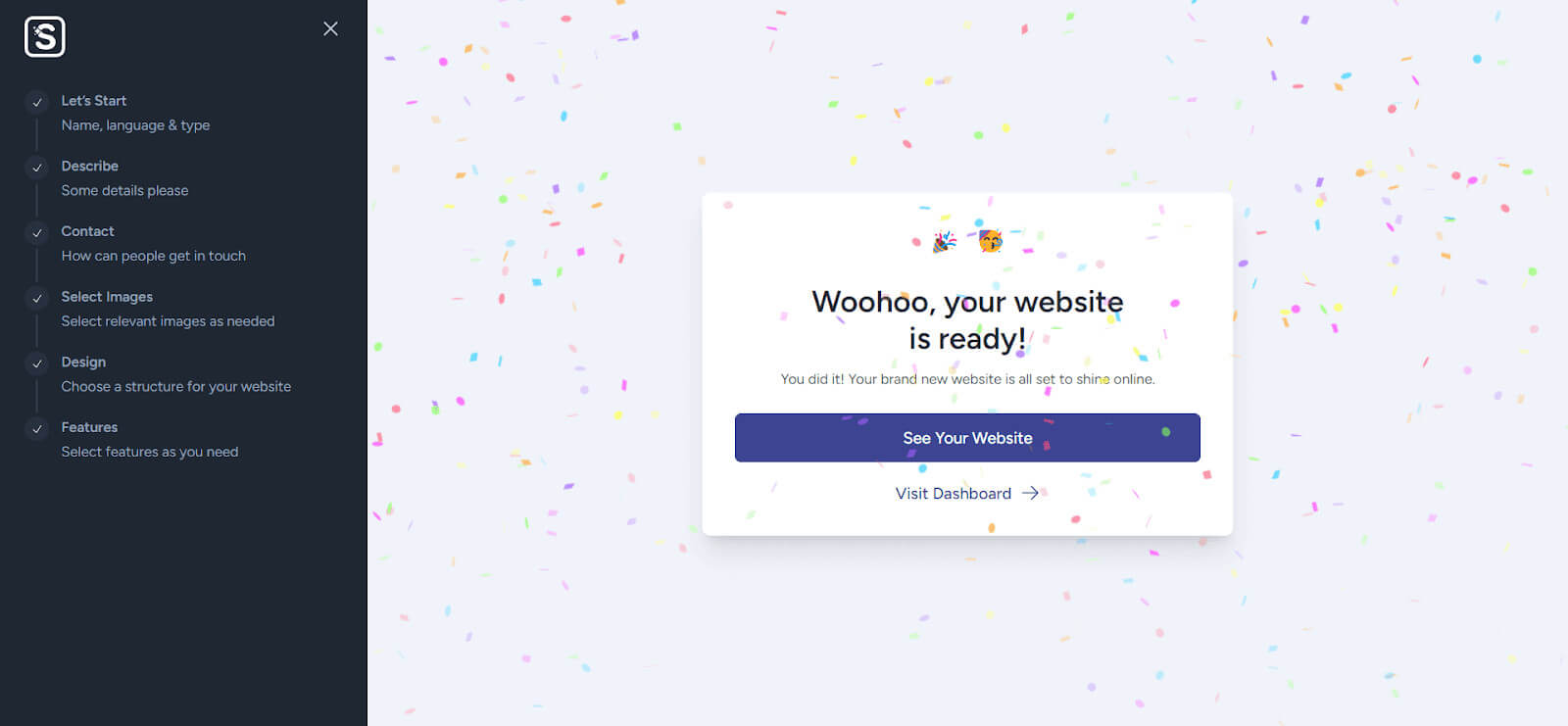creare site web de prezentare