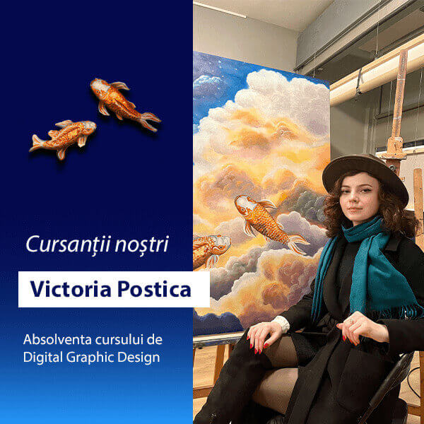 Cursanții noștri. Portofoliu de Graphic Design: Victoria Postica