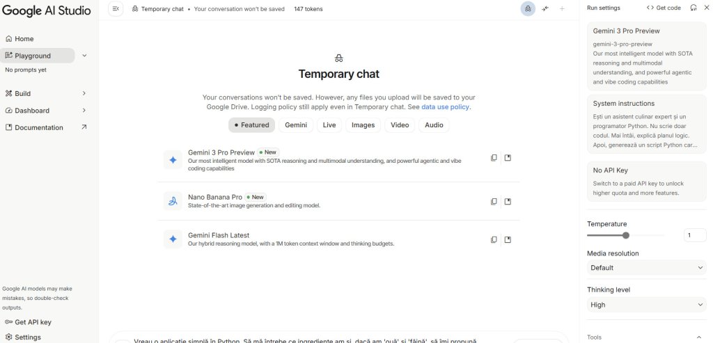 Google AI Studio prompt de vibe coding