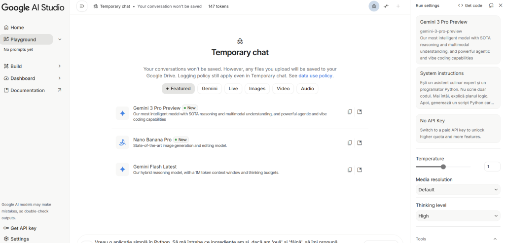 Google AI Studio prompt de vibe coding
