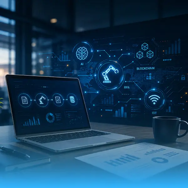 Tehnologii emergente în automatizare: de la AI și RPA la blockchain și IoT